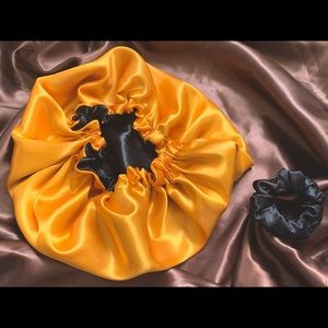 Handmade silk bonnet